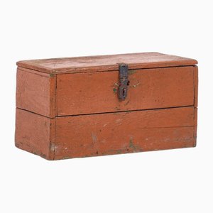 Antique Wooden Chest, 1890s