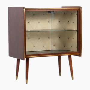 Vintage Glass Cabinet, 1950s