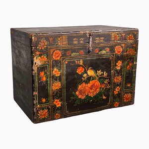 Chinese Wooden Trunk with Original Patina, 1900s