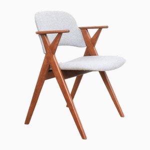 Mid-Century Swedish Oak Armchair from Broderna Johansson, 1960s