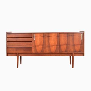 Polnisches Mid-Century Sideboard aus Nussholz von Bytomskie Fabryki Mebli, 1960er