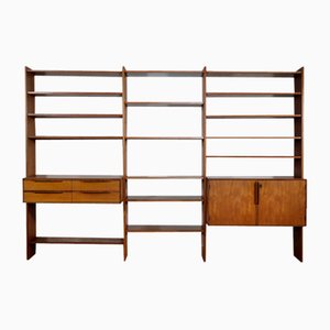 Tectonia Teakwood Wall Unit by Jussi Peippo for Asko, 1960s