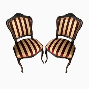 Set of 19th Century Black Side Chairs