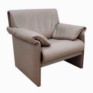 Gray Leather Armchair from de Sede