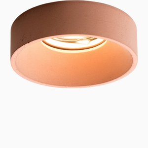 Teo Recessed Spotlight in Salmon by Plato Design