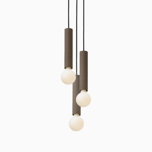 Ila Maxi Trio Pendant Lamp in Brown by Plato Design