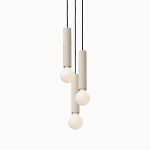 Ila Maxi Trio Pendant Lamp in Dove Grey by Plato Design