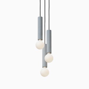 Ila Maxi Trio Pendant Lamp in Grey by Plato Design