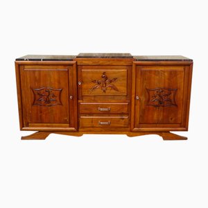 Credenza grande in noce, anni '50