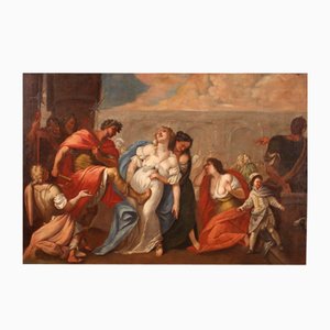 Italienischer Künstler, Der Tod von Poppea, 1780, Öl auf Leinwand