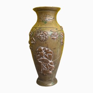 Japanese Bronze Vase, Late 19th Century