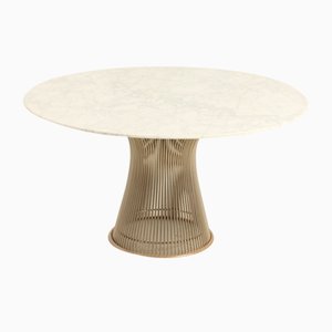 Table de Salle à Manger en Marbre par Warren Platner pour Knoll, 1970s