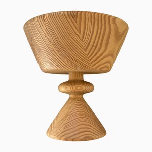 Pine Bowl in Wood by Erik Höglund, 1970s