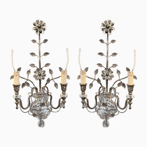 Large Wall Sconces from Banci, Firenze, 1970s, Set of 2
