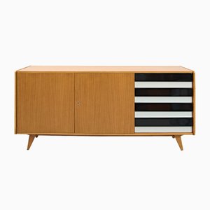 Model U-460 Sideboard in Oak by Jiří Jiroutek for Interior Prague, 1965