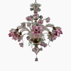 Roseto Chandelier by Bottega Veneziana