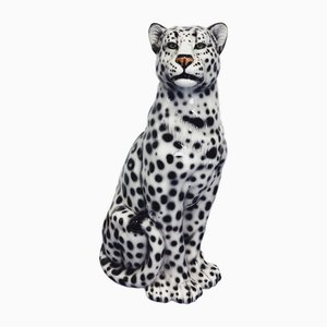 Figurine Snowleopard en Céramique par Ceramiche Boxer