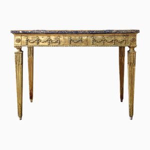 Louis XVI Consoles with Marble Top, Set of 2