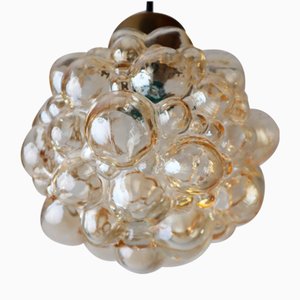 Gold Bubble Pendant Lamp by Helena Tynell for Limburg, 1970s