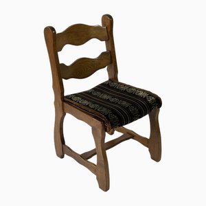 Razor Stühle aus Eiche & Stoff von Guillerme & Chambron, 1950er, 6er Set