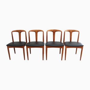 Vintage Teak Chairs by Johannes Andersen for Uldum Møbelfabrik, 1960s, Set of 4