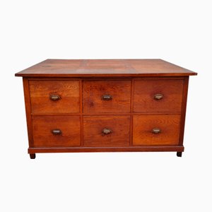 Large Island Counter with Drawers, 1920s