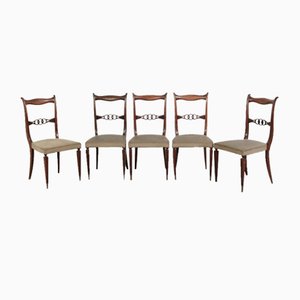 Chaises, Italie, 1960s, Set de 5