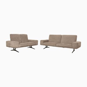 Fabric Sofa Set in Gray from Koinor Hiero, Set of 2