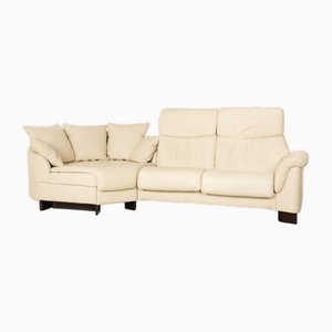 Paradise Leather Three Seater Cream Sofa from Stressless