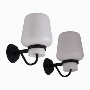 Modern Swedish Outdoor Wall Lamps attributed to Asea, 1960s, Set of 2