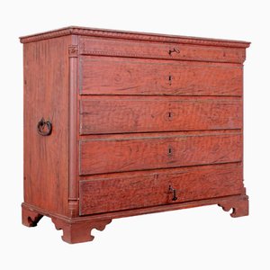 Late 18th Century Gustavian Swedish Painted Chest of Drawers