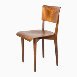 Wooden Chair by Jindřich Halabala, 1940s