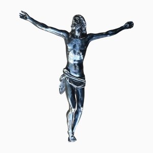 Grand Christ en Argent Massif