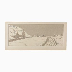 Henri Rivière, La Neige, Lithograph