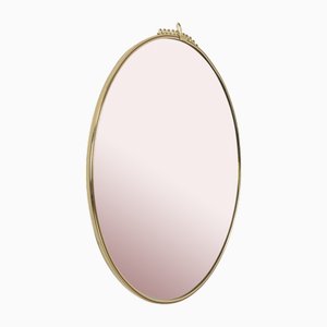 Specchio grande vintage rotondo