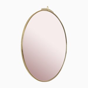 Großer runder Vintage Spiegel