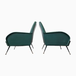 Mid-Century Modern Armchairs by Marco Zanuso, 1950s, Set of 2