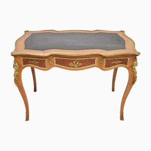 Vintage French Leather Top Bureau Plat Desk , 1930