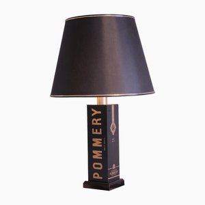 Hollywood Regency Champagne Pommery Table Lamp, France, 1970s