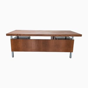 Large Brown Wooden Desk