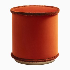 Il Pouf color mattone di Lo Decor