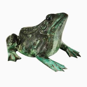 Bronze Frog Sculpture, Denmark, 1960s