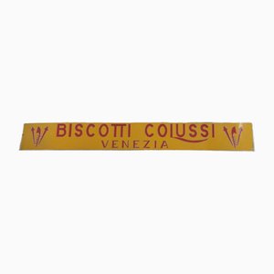 Colussi Biscuit Sign in Venice, 1950