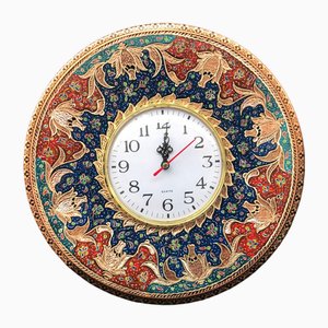 Horloge de Cuisine en Métal Cuivre