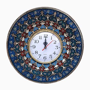 Handmade Botanical Copper Clock