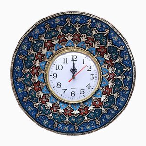 Handmade Botanical Copper Clock