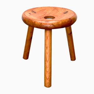 Mid-Century Pinewood Sauna Stool by Bertel Gardberg for Artek, 1950s