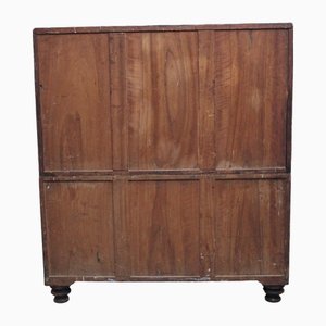 Antique Camphor Wood Secretaire Military Chest, 1840