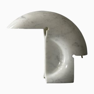 Lámpara de mesa Biagio de mármol de Afra and Tobia Scarpa para Flos, años 60