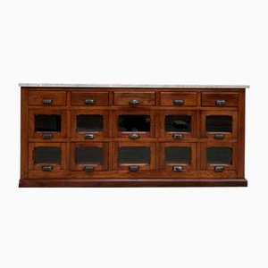 Trading Counter in Oak with Drawers, 1900s